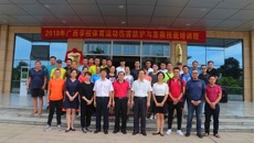 广西学校体育运动伤害防护技能与教育研究中心正式揭牌