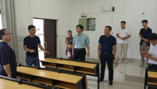 吴琪俊副校长开学前检查后勤保障工作
