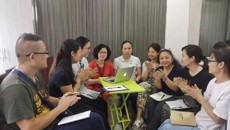 【不忘初心 牢记使命】我校赴菲律宾留学教师开展“不忘初心、牢记使命”专题研讨活动