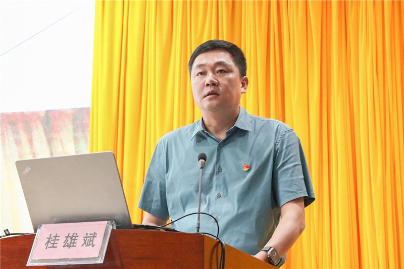 医院党委书记桂雄斌讲话