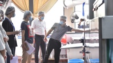 赛院领导带队开展2025年春季学期食品安全督导检查