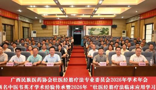 广西民族医药协会壮医经筋疗法专业委员会2026年学术年会顺利召开