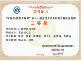 支部成员罗豪荣获第十一届全国大学生制药工程设计竞赛三等奖